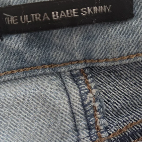 Kendall & Kylie Blue Two-Tone Skinny Jeans - Picture 4 of 8